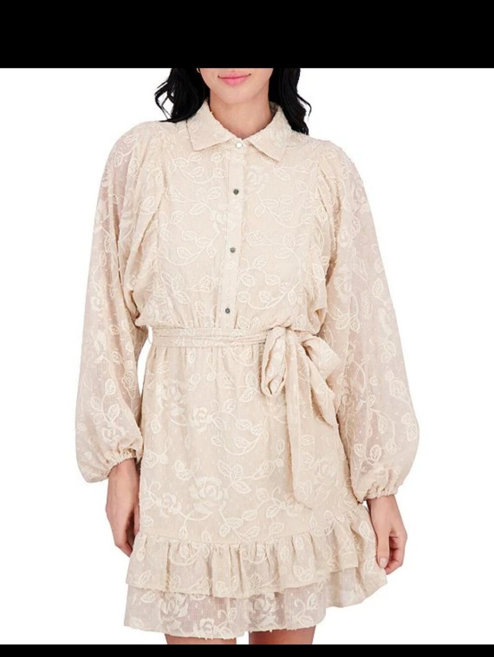 Kensie Shirt Dress - Picture 2 of 9